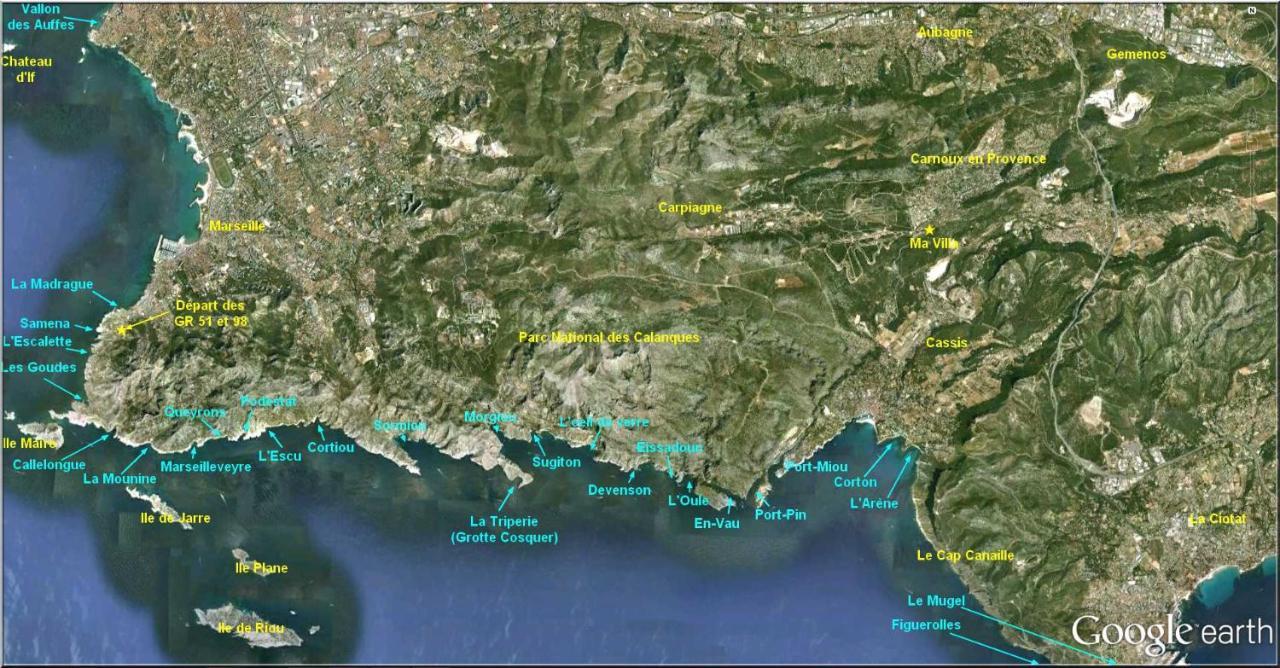La Calanq'Aise Bed & Breakfast Marseille Luaran gambar